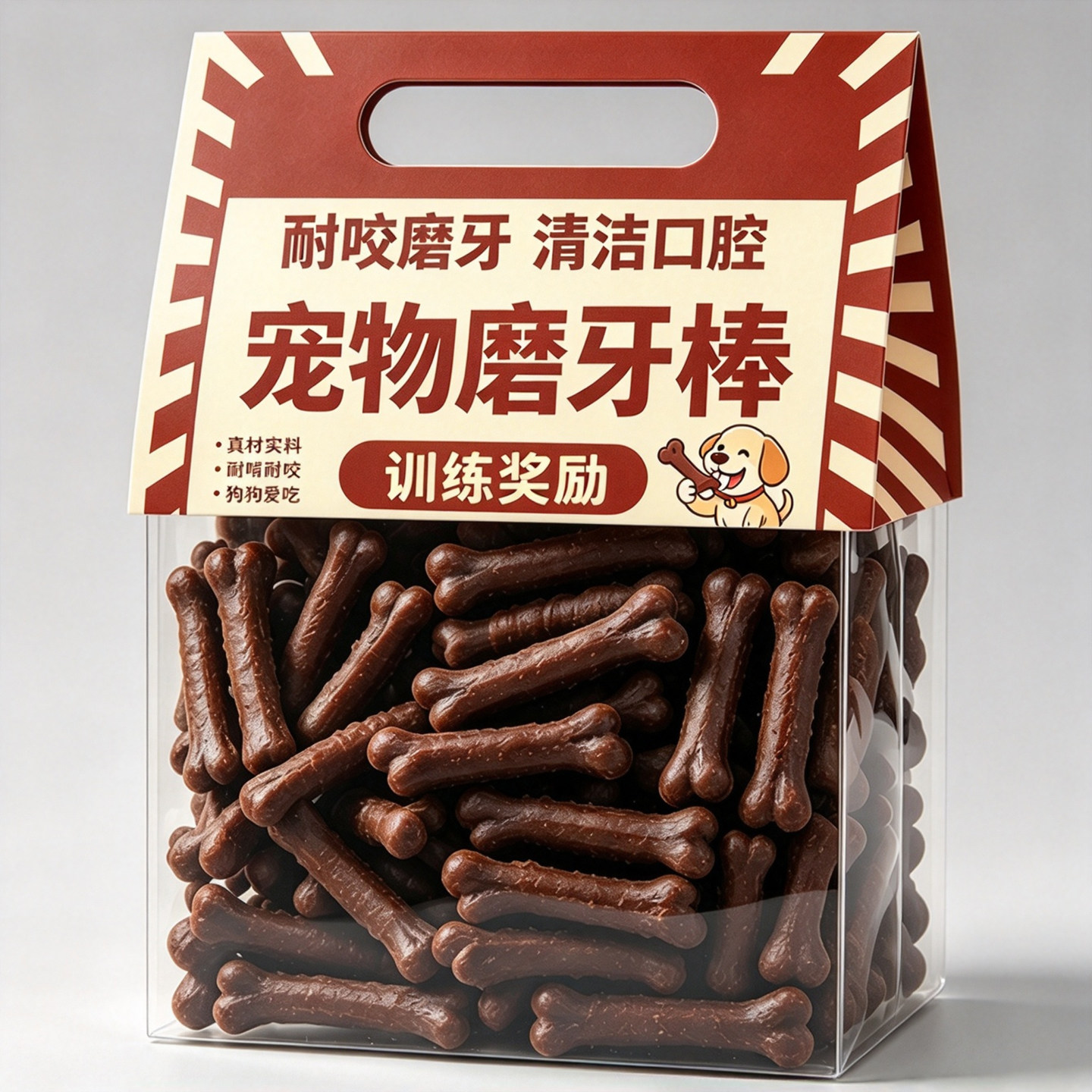 狗狗磨牙棒耐咬宠物零食洁齿骨棒