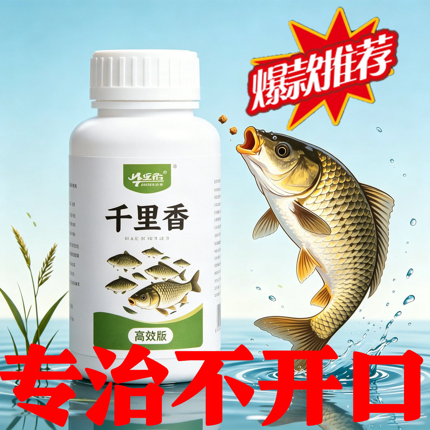 千里香高效台钓饵鲤鲫草诱食