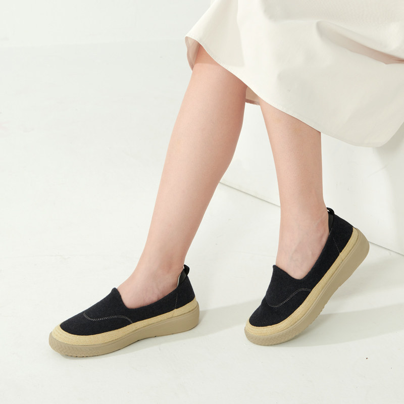 足小乐软底渔夫鞋女秋季新款轻便舒适休闲鞋懒人一脚蹬妈妈鞋1126,女鞋,渔夫鞋,淘宝优惠券,粉丝福利购,淘宝优惠卷