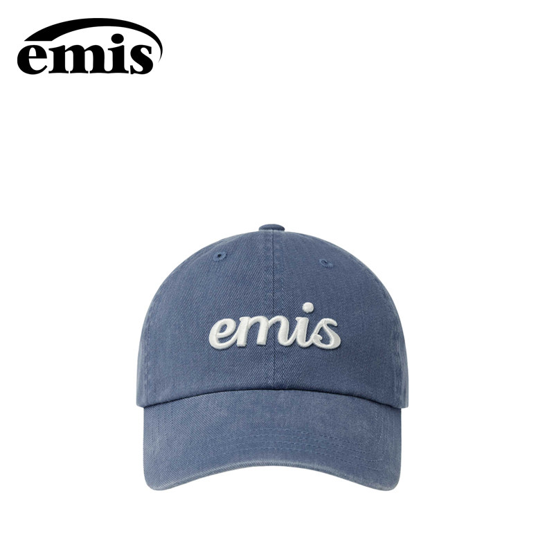 emis棒球帽手写体刺绣染料复古图片