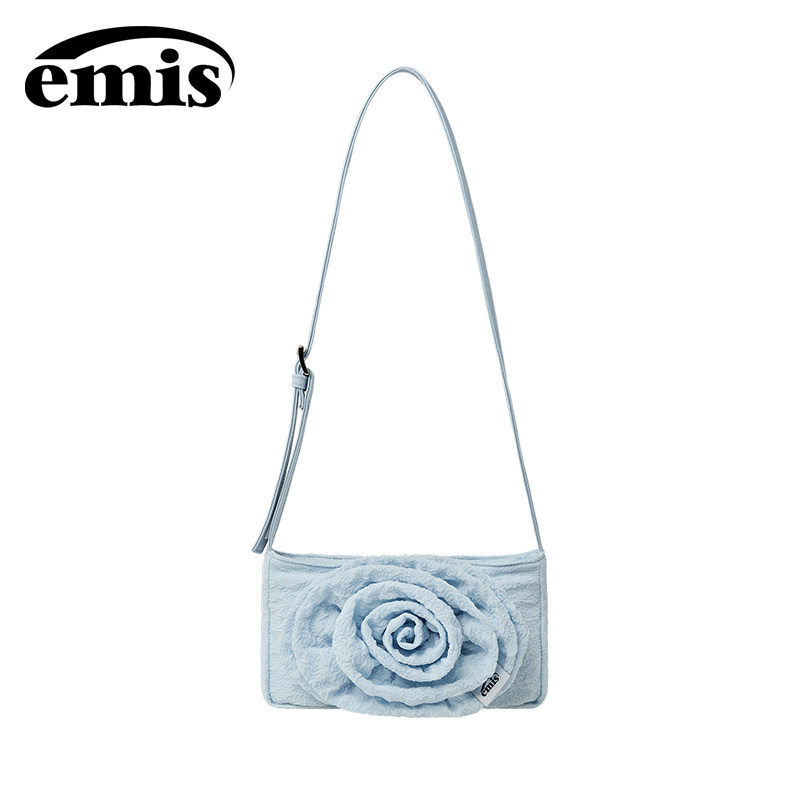 emis花朵平底袋天蓝色图片