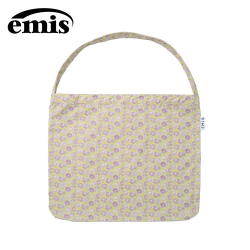 emis单肩包花朵灯芯绒