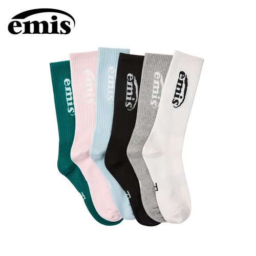 emis经典新标提花袜子柔软保暖