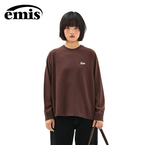 emis长袖T恤女通勤日常百搭上衣