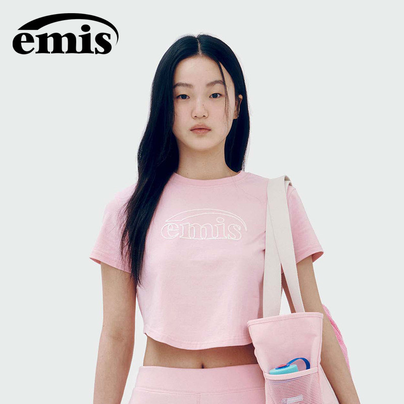 emis短袖辣妹修身百搭圆领图片