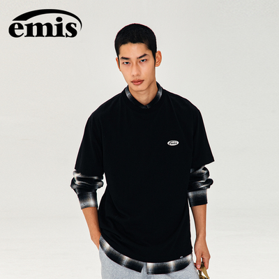 【韩国直邮】emis短袖男女同款