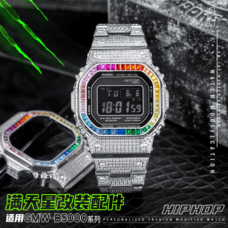 GMW-B5000小方块不锈钢表壳表带