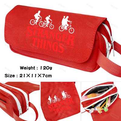 极速Staranger Things Large Capacity Pencil Case School Suppl