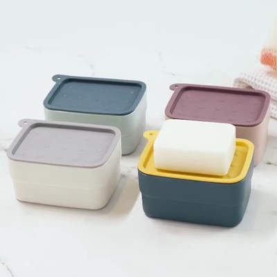 极速1PC Soap Holder Double-layer Bathroom AccessoriesY Plast