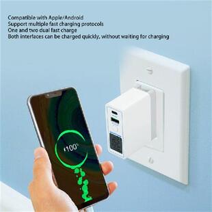 极速QC3.0 PD Digital Display Charger HFast Charging Head PD4