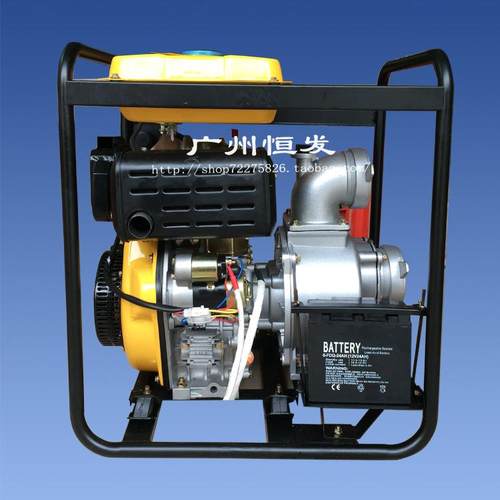 极速加大4寸电i动农业工业186f9p大功率自吸灌溉柴油抽水机水泵包