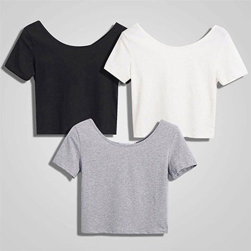 极速2021 NEW Women Basic Simple All-match Solid ColoXr Stch