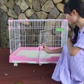狗狗室内兔子笼 家用兔笼狗笼子小型犬专用狗笼 猫笼子 兔笼 创逸