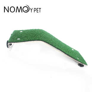 诺摩水陆缸龟缸两栖缸乌龟爬梯晒背仿真草坪造景亚克力浮岛晒台