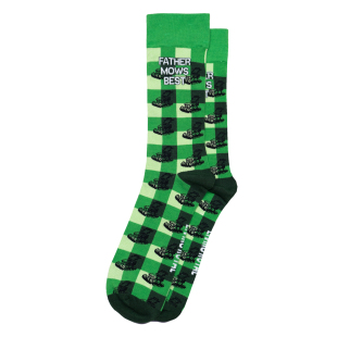 Best父亲修剪草坪最在行男袜LI Mows 男士 柔软竹袜抗菌防臭Father