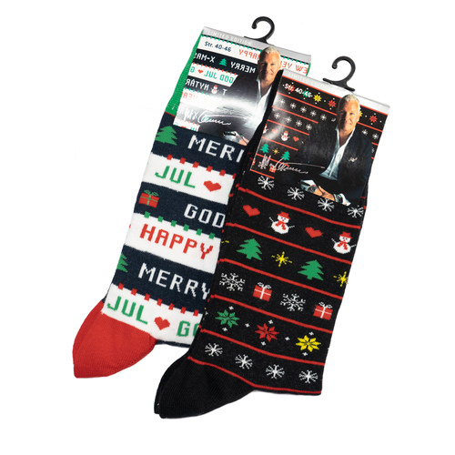 舒适棉质筒Merry Christmas圣诞快乐无骨对目对口中筒男袜AD025