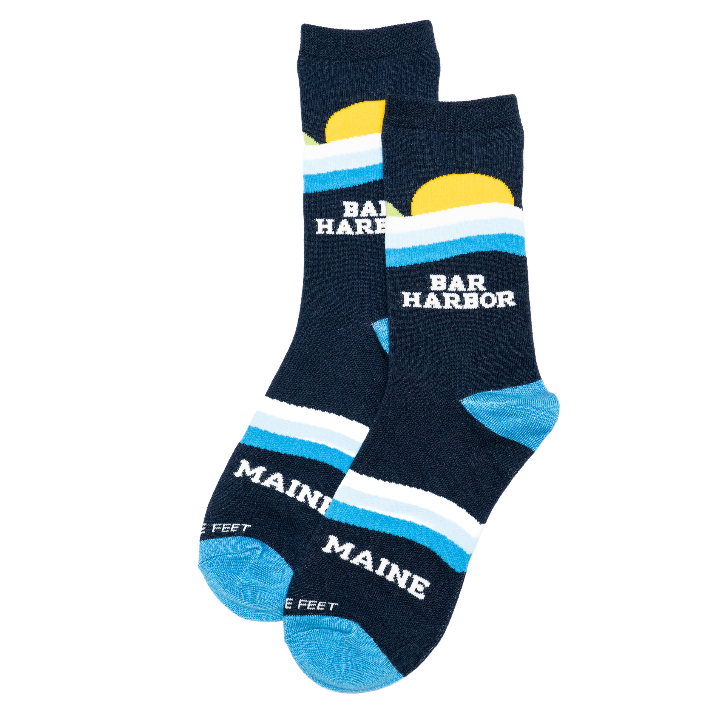 BAR Harbor 巴尔港海湾日落中筒男女袜36-43码FBF
