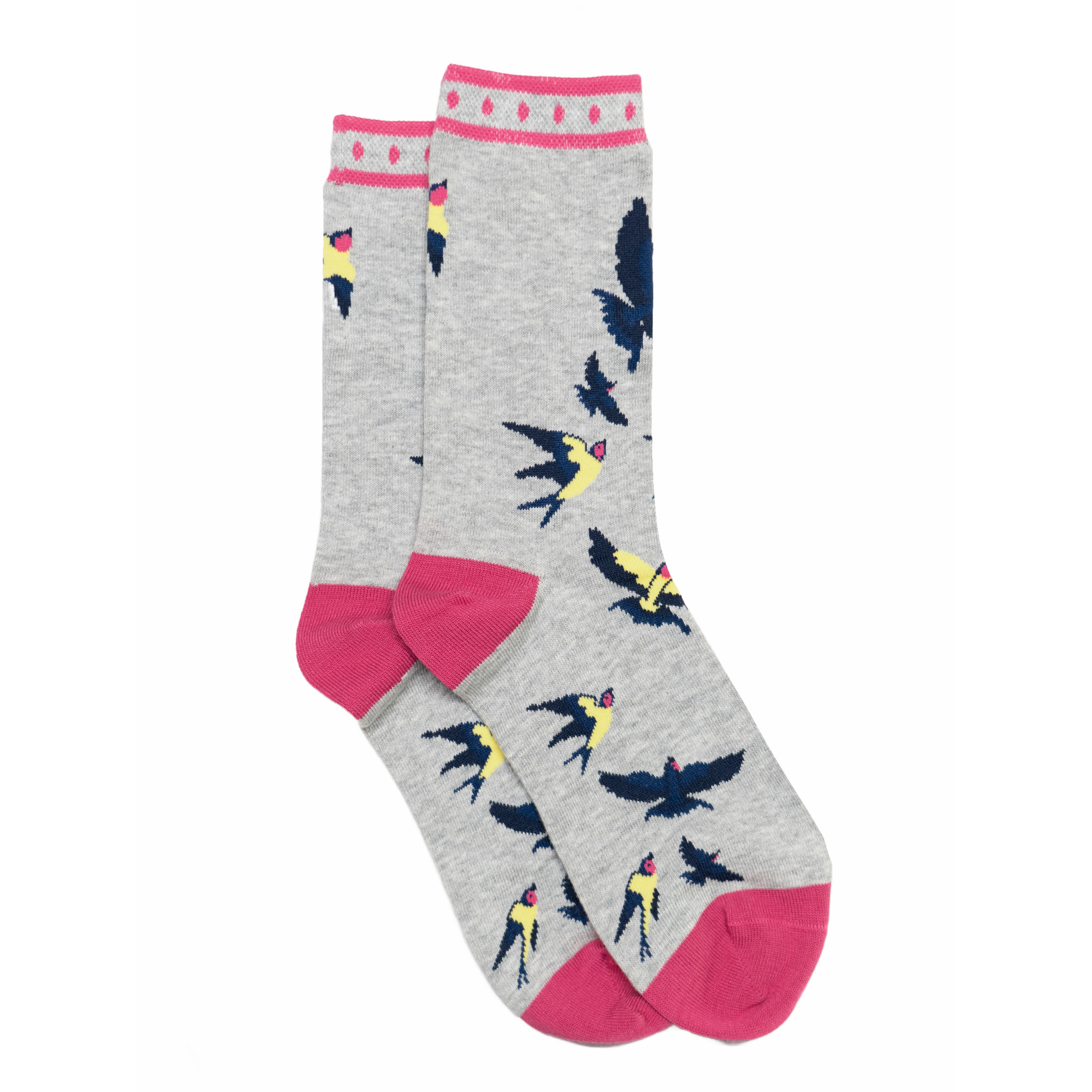 女竹袜抗菌防臭Sent With Love满怀爱意燕子无骨对目女袜THO782