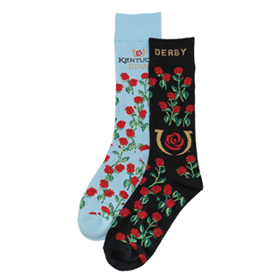 肯塔基赛马Kentucky Derby Runfor the roses为玫瑰奔跑男女袜FBF