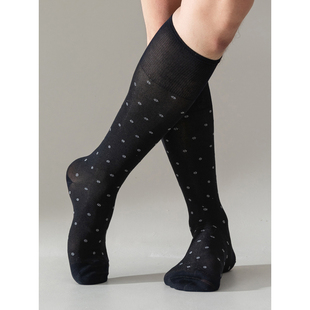 舒适全棉Knee 小腿袜高筒男长筒袜HC High高筒及膝盖传统复古正装