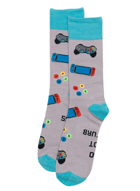 舒适棉质Gaming gamer游戏玩家电玩装备SWITCH中筒男袜CAV