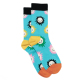 灿烂 女士舒适柔软全棉Smiley Sun 太阳中筒女袜嗨皮