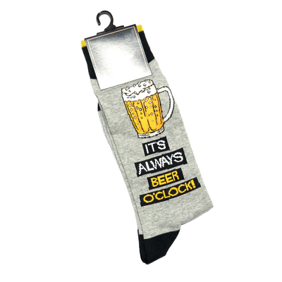 IT'S ALWAYS BEER O'CLOCK现在正是喝啤酒时间中筒男袜DH115