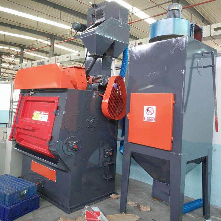 q326履带式抛丸机 小型锻造件铸件抛丸 铝塑角码批量喷砂除锈设备