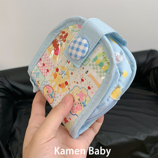 零钱包女小可爱韩国ins风闪粉碎花儿童硬币收纳包卡包耳机包学生