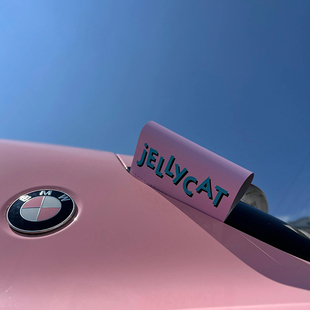 jellycat水洗车贴水洗唛水洗标签创意个性玩具汽车贴纸门车尾挂件