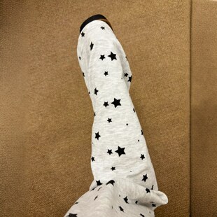 星星糯米裤垂坠感软糯女生夏季薄款慵懒风遛弯裤宽松休闲阔腿裤