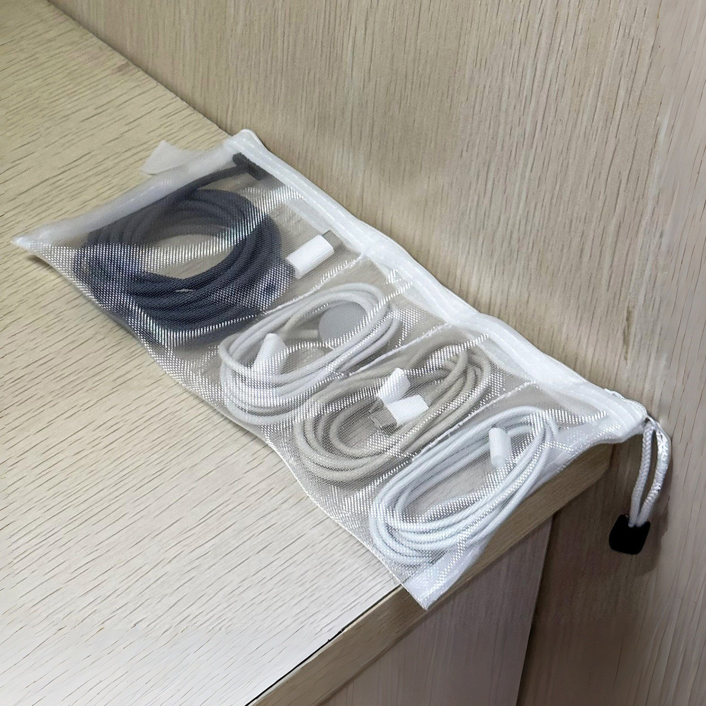 【充电线收纳神器】数据线收纳包外出便携极简风有线耳机收纳整理