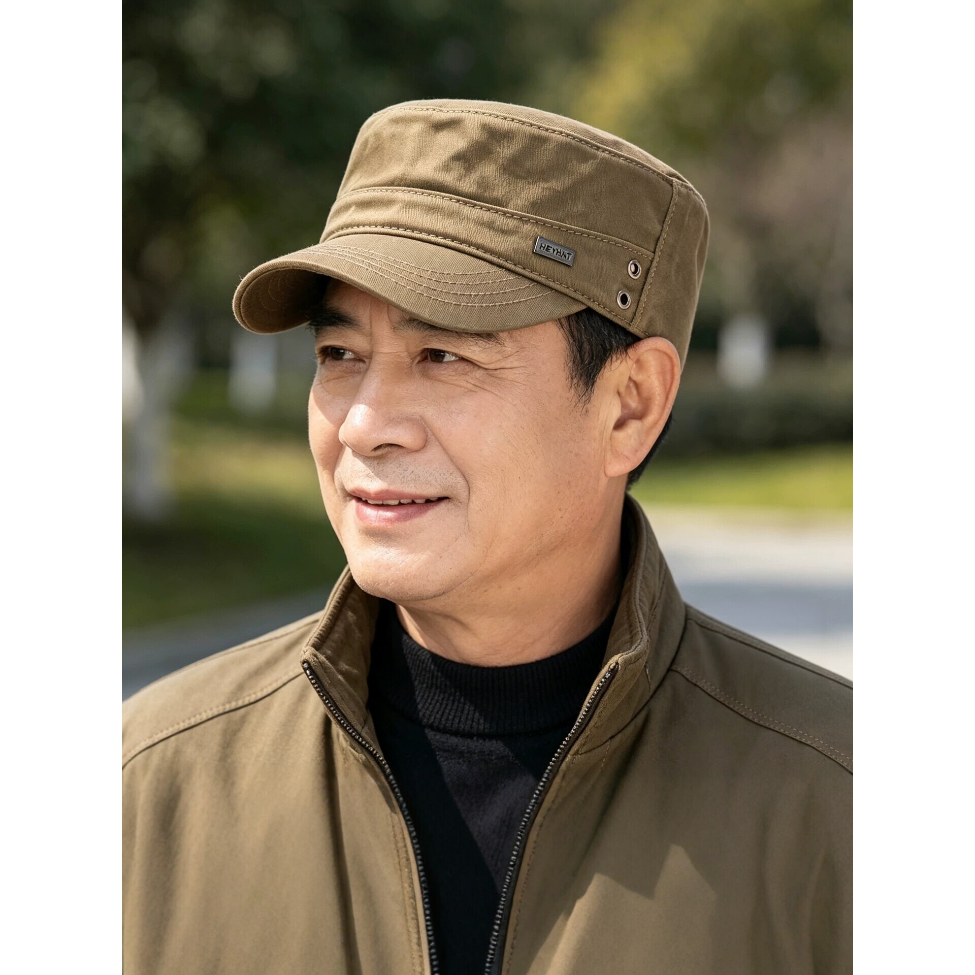 帽子男款2026新款中老年人男士棒球帽爸爸老头户外休闲平顶鸭舌帽
