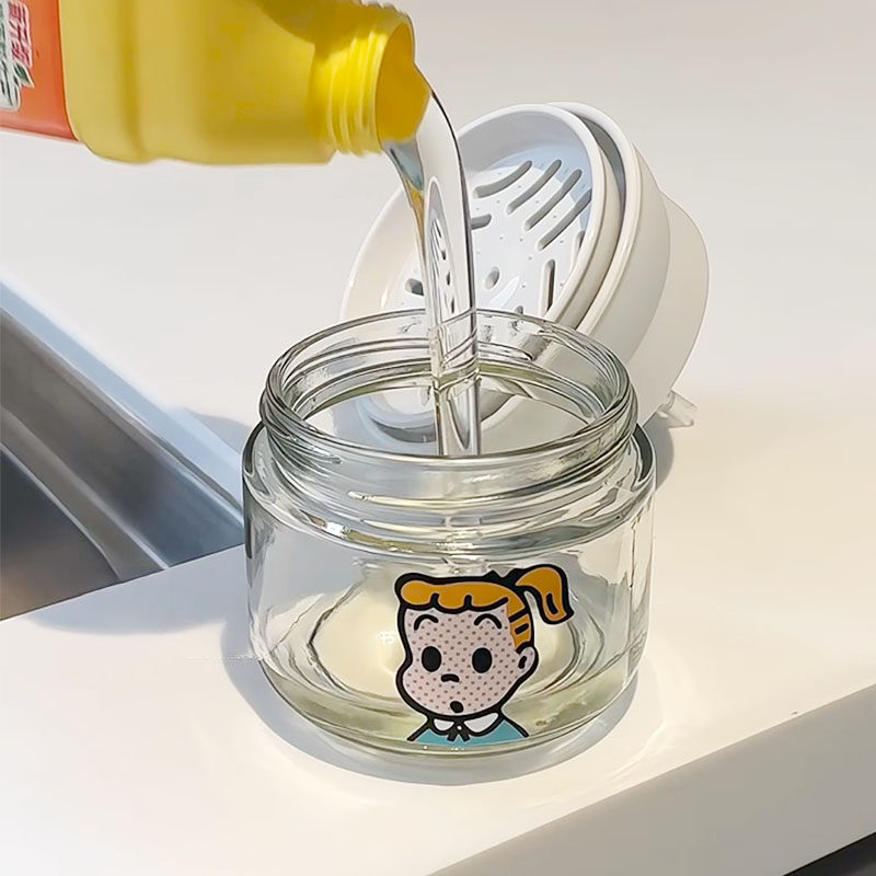 洗洁精分装瓶厨房海绵擦钢丝球按压器压取器打泡神器出液按压式