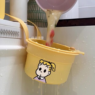 挂式沥水篮厨房水槽滤网厨余垃圾食物残渣水龙头收纳挂篮置物架