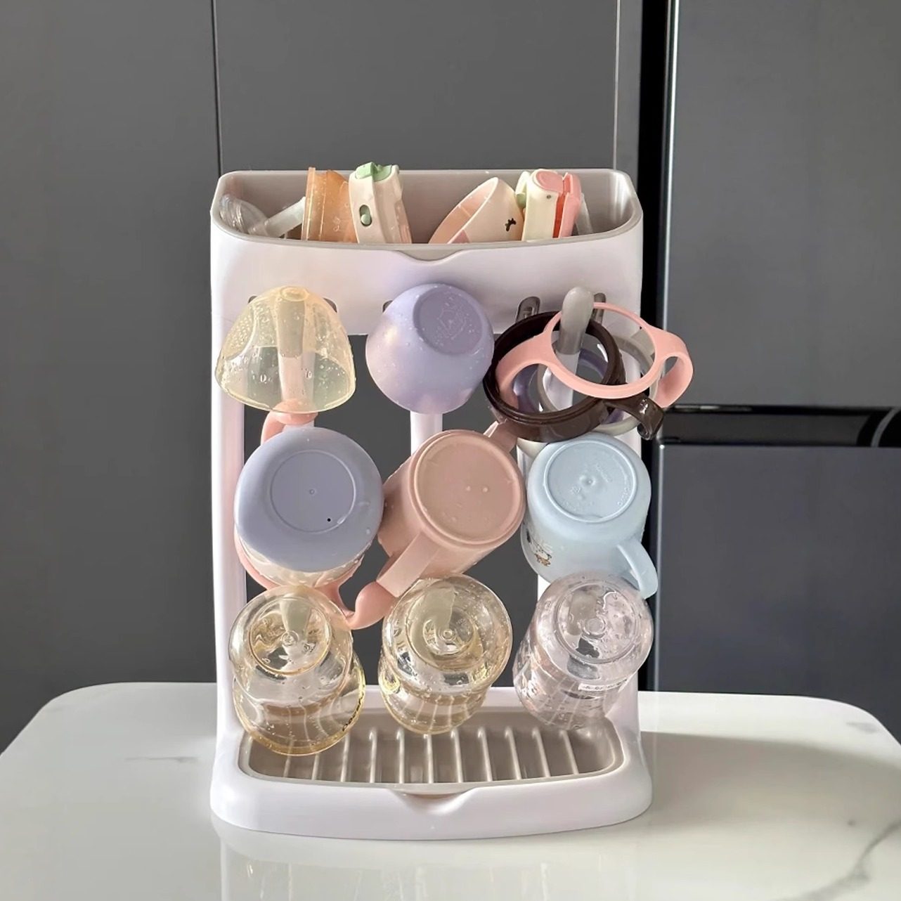 奶瓶晾干架婴儿干燥沥水篮置物收纳架宝宝水杯小型便携多功能支架,婴童用品,奶瓶干燥架,淘宝优惠券,粉丝福利购,淘宝优惠卷