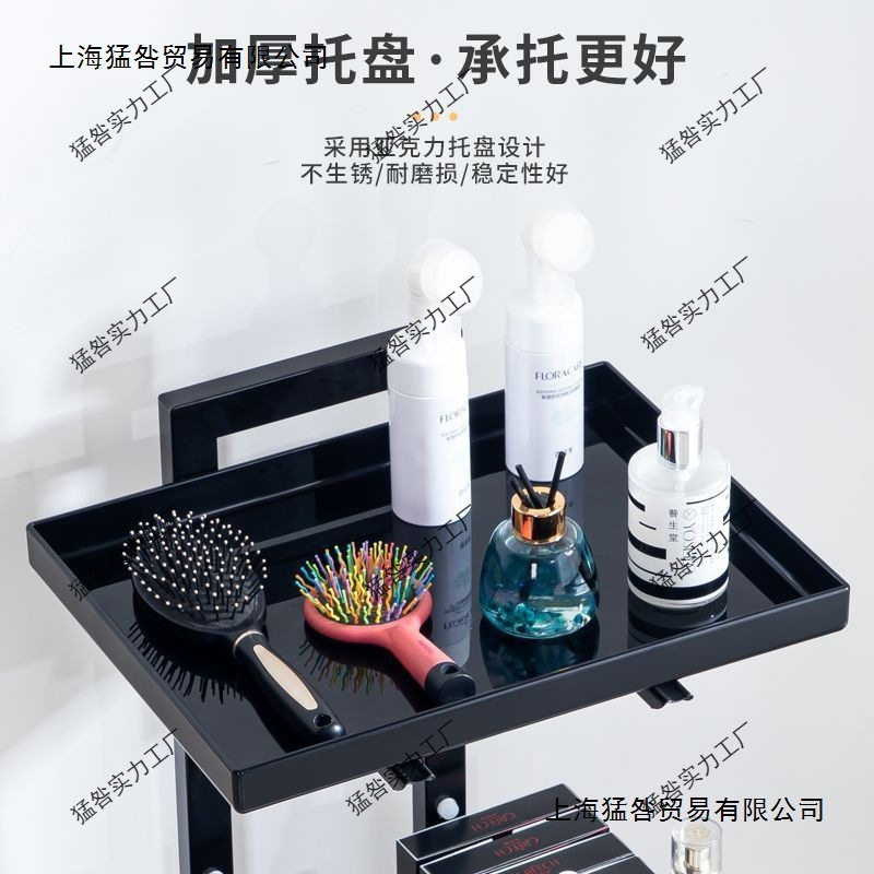 理发店工具小推车美容院工具收纳车理发烫发美容折叠烫染小车批发