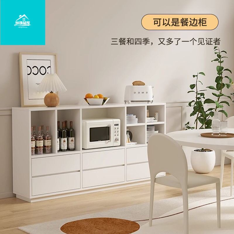 书架置物架落地书柜自由组合矮柜现代简约电视柜客厅展示架储物柜