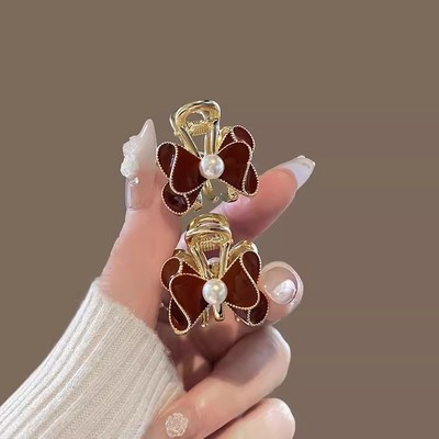 新款蝴蝶结小号抓夹发饰