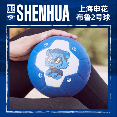 【官方】上海申花足球俱乐部蓝色布鲁2号球 足球迷周边