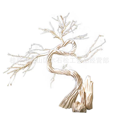 手工枯树枝造型仿真树根雕艺术桐木摆件树橱窗会议室装饰景观树