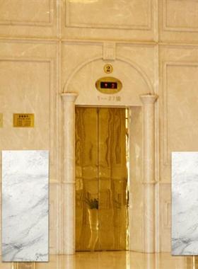 爵士白大理石酒店装饰品摆件简约石基摆台雕塑展示台落地底座