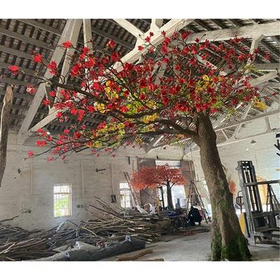大型仿真木棉英雄花许愿树室内装饰商场店铺造景仿真树英雄花树