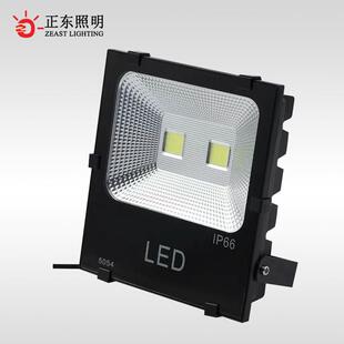 黑金刚led5054投光灯庭院码 头泛光灯广告灯100W户外照明射灯高亮