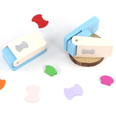 卡美压花器 自制手账素材索引贴标签机 手工大号圆角平角打孔器