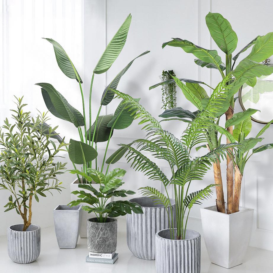 仿真绿植落地盆栽客厅室内家居装饰摆件散尾葵假绿植植物假树盆景