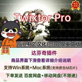 Pro 中文汉化达芬奇插件超级慢动作视频变速补帧 Twixtor v8.0.6