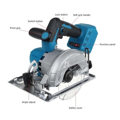 极速10800RPM 125mm Cordless yElectric Circular Wood Cutter 0