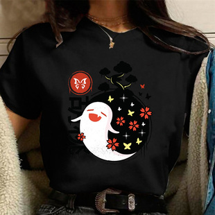 极速Genshin Impact T Shirt Wxomen Hot Game Graphic Tees Unis