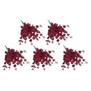 qEucalyptus Artificial Leaves Faux Eucalyptu 极速5 Silk Pcs